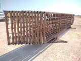 (13) Free Standing 24Ft Fence Panels