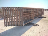 (12) Free Standing 24Ft Fence Panels