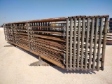 (10) Free Standing 24Ft Fence Panels (1) w/ 12Ft Gate