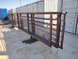 (5) Free Standing 24Ft Fence Panels