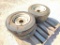 (4) Equipment Wheels w/Foam Filled Tires 26 x 6.6