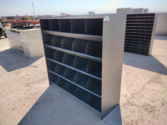 Unused (25) Metal Bolt Bin