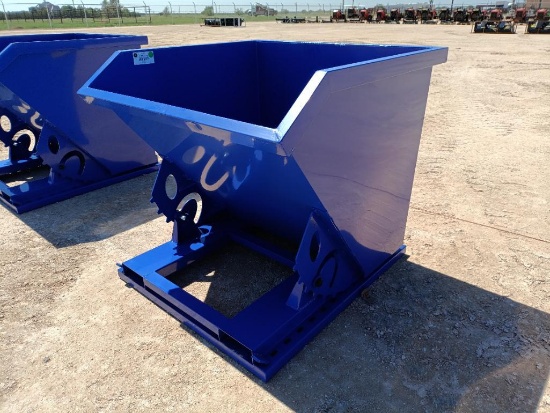 Unused 1Cu Yd Self Dumping Hopper