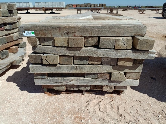 (1) Stack of 4" x 6" x 48" Wooden Skids