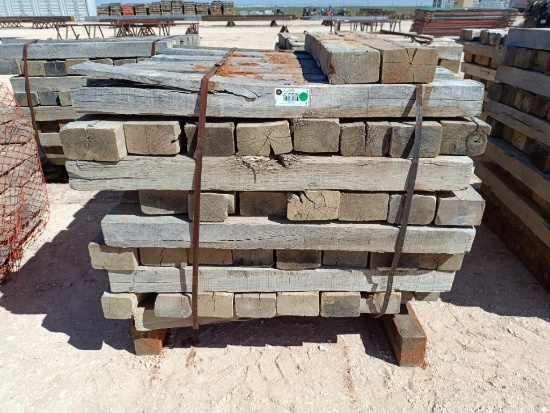 (1) Stack of 4" x 6" x 48" Wooden Skids