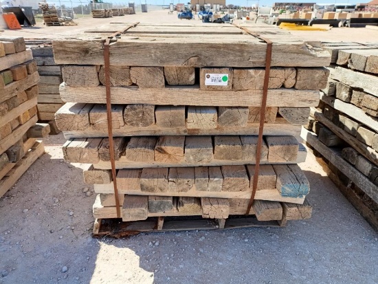 (1) Stack of 4" x 6" x 48" Wooden Skids