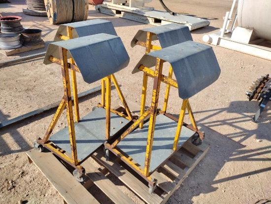 (2) Saddle Rack Carts