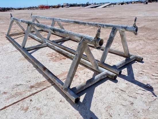 (2) 21.5Ft Pipe Racks