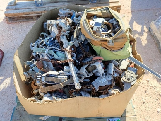 Pallet of Misc Come-alongs