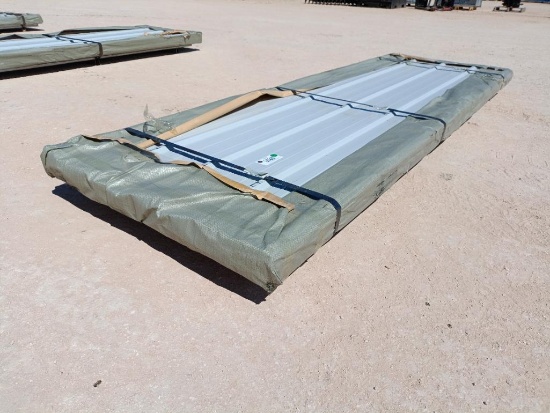 Bundle of Approx (100) 37" x 118" Metal Roof Panels
