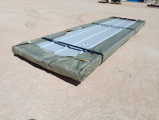 Bundle of Approx (100) 37" x 118" Metal Roof Panels