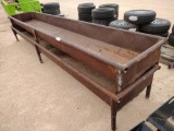 (2) Shop Built 14Ft Feed Troughs
