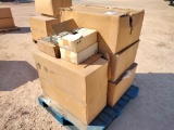 Pallet of Electric Panel Boxes Misc Electrical Supplies