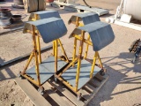 (2) Saddle Rack Carts