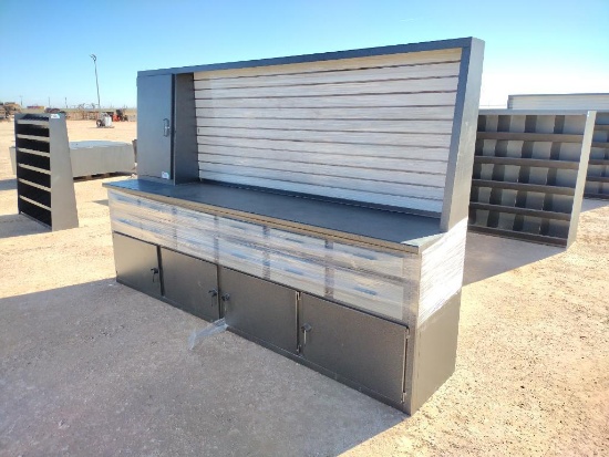 Unused 10Ft Work Bench Cabinet