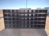 Unused 10Ft (50 Bin) Metal Bolt Bin