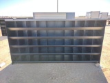 Unused 10Ft (50 Bin) Metal Bolt Bin