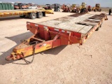 20Ft + 5Ft Dove Tail x 96?Backhoe Trailer