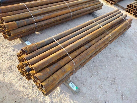 (25) Joints of 2 7/8" Metal Post 8ft Long