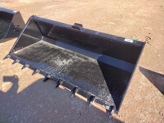 Unused 78? Skid Steer Bucket w/Teeth