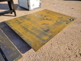 (1) 7/8'' Thick Steel Plate/Road Plate 76'' X 101''