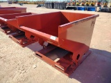 Unused 2 CY. Self Dumping Hopper w/Fork Pockets