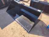 Unused 78? Skid Steer Bucket w/Single Blade