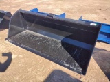 Unused 84? Skid Steer Bucket w/Single Blade