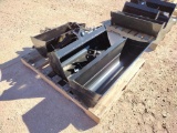 (3) Unused Mini Excavator Tilting Buckets
