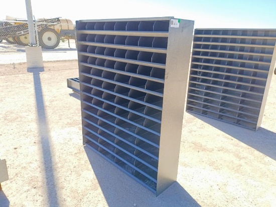 Unused (76 Bin) Metal Bolt Bin
