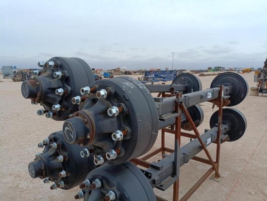 (2) Unused Colaert Essieux Semi Trailer Axles