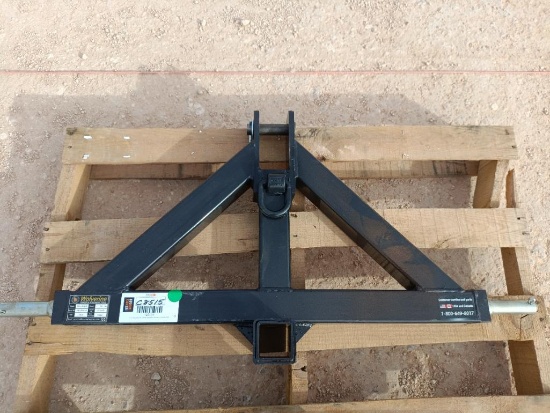 Unused Wolverine TQH-26-02C 3 Point Hitch w/ Receiver Hitch