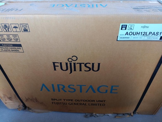 Unused Fujitsu Mini Split, Split Type Outdoor Unit