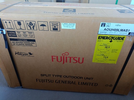 Unused Fujitsu Mini Split, Split Type Outdoor Unit