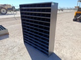 Unused (76 Bin) Metal Bolt Bin