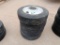 (4) Truck Wheels/Tires 255/70 R 22.5