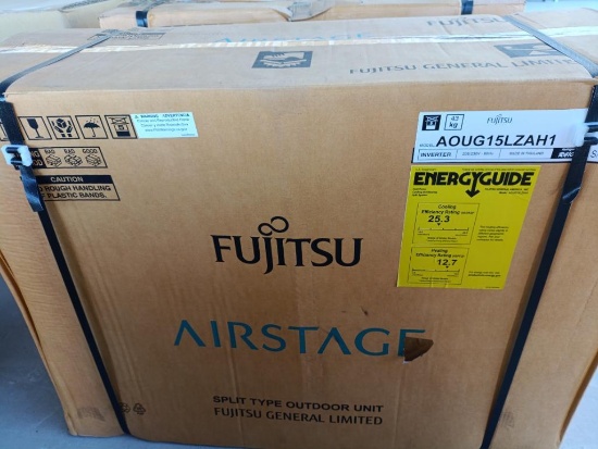 Unused Fujitsu Mini Split, Split Type Outdoor Unit