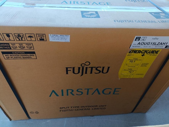 Unused Fujitsu Mini Split, Split Type Outdoor Unit