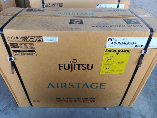 Unused Fujitsu Mini Split, Split Type Outdoor Unit