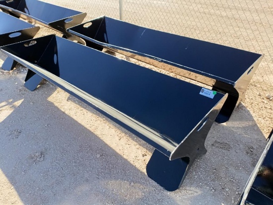Unused (2) Heavy Duty 90'' Cattle Feeders