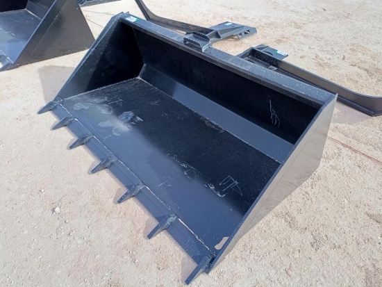 Unused 66? Skid Steer Bucket w/Teeth