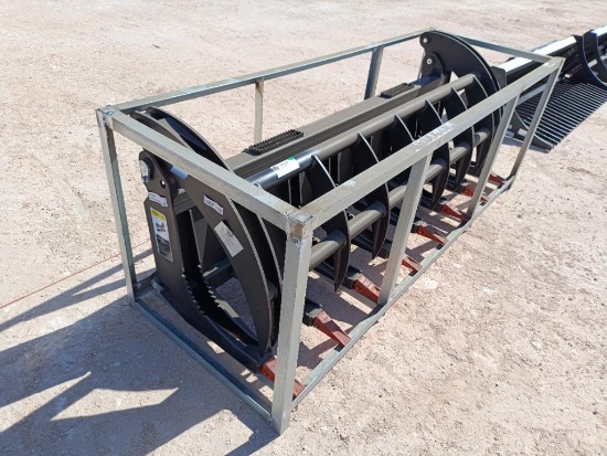 Unused 78" Hydraulic Root Grapple (Skid Steer Attachment)