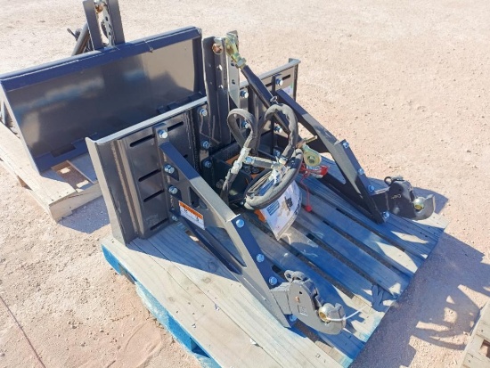 Unused Wolverine PHA-15-02C Skid Steer 3 Point Hitch Adapter