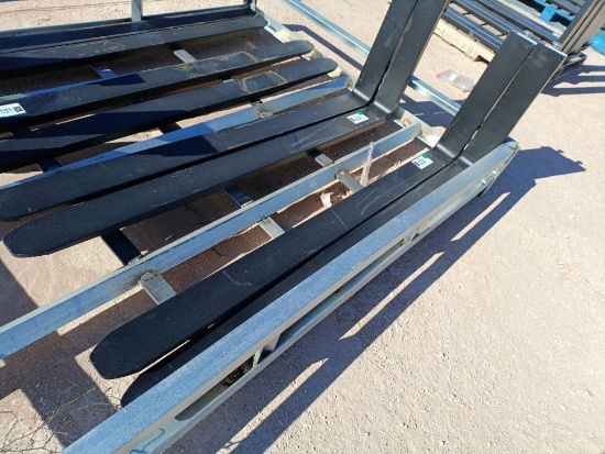 (1) Set Unused 60'' Forklift Forks
