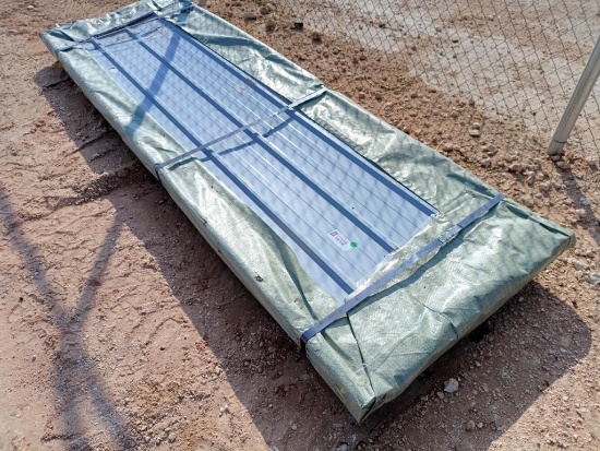 Bundle of Approx (100) 37" x 118" Metal Roof Panels