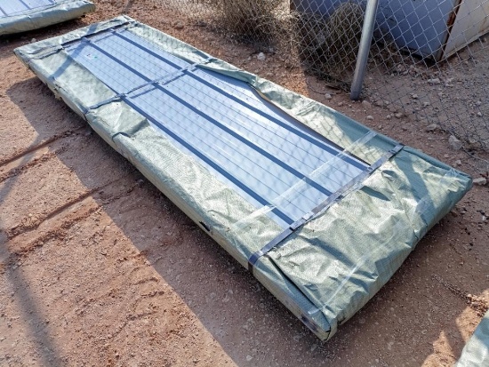 Bundle of Approx (100) 37" x 118" Metal Roof Panels