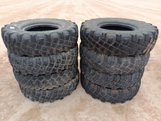 (8) Michelin Military Tires 12.00 R 20