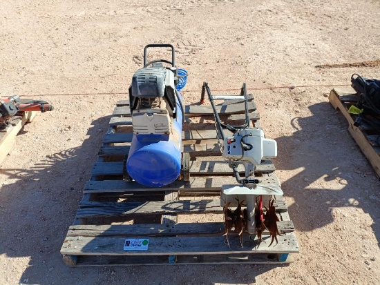 Air Compressor, Echo TC-2100 Garden Tiller