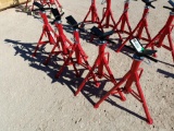 (5) Unused Folding Pipe Stands