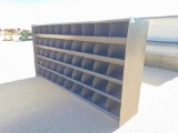 Unused 10Ft (50 Bin) Metal Bolt Bin